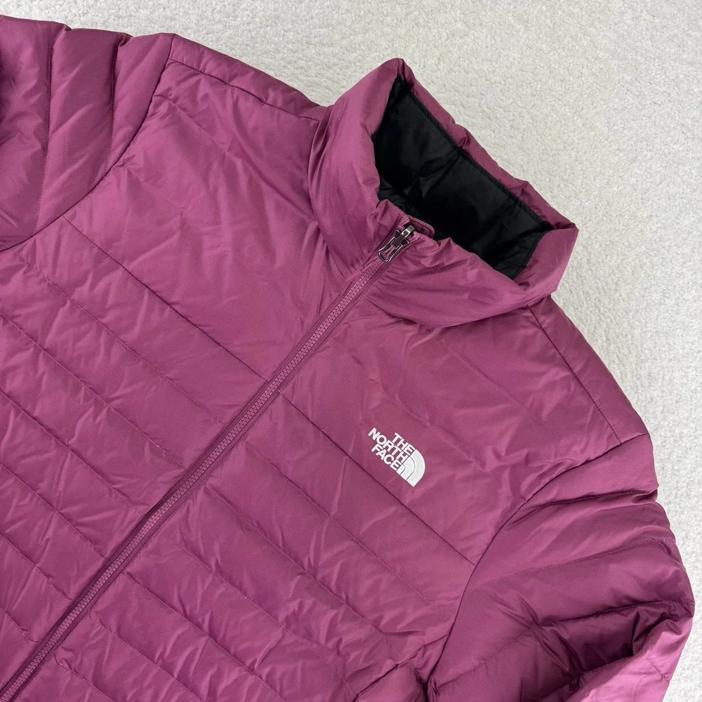 The North Face Minoqua Down Puffer Jacket Mens Large Cyber Berry Pink $220